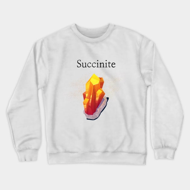 Succinite - Amber Crewneck Sweatshirt by Signum